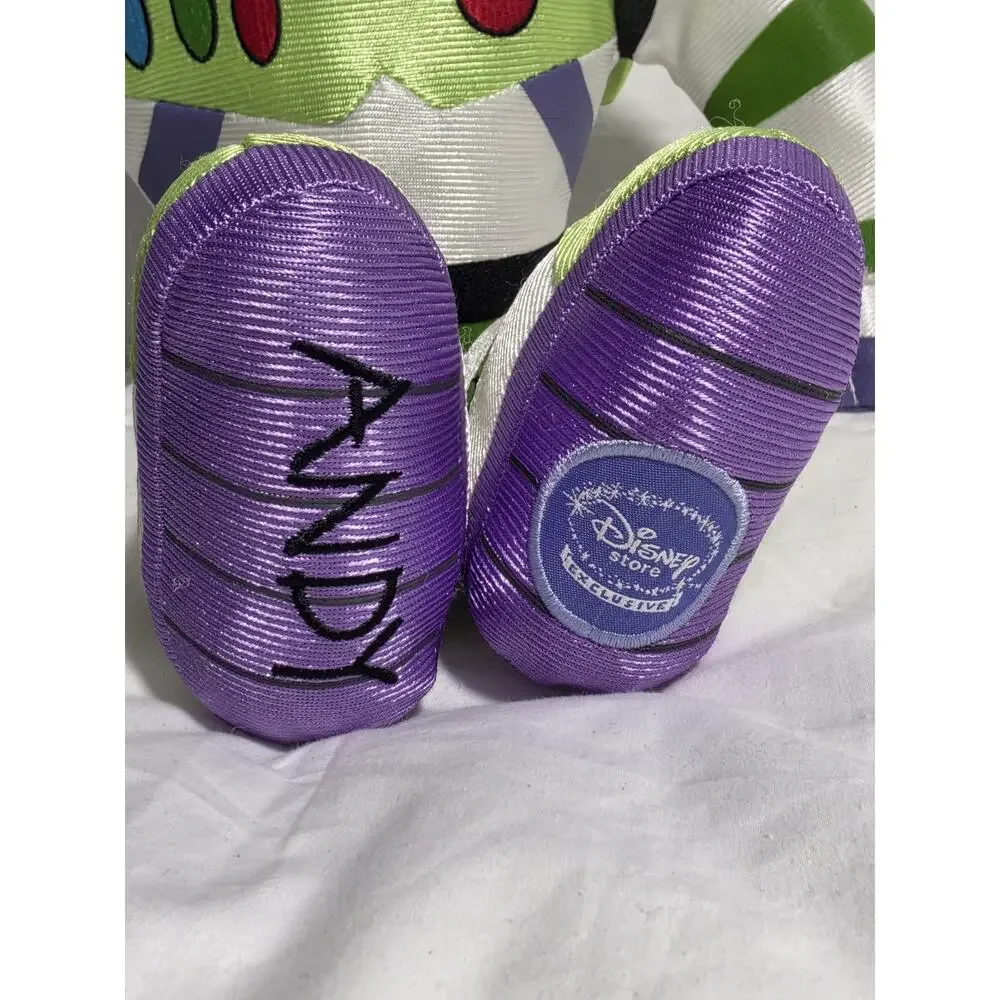 Disney Store Pixar Toy Story Buzz Lightyear Posable Arms Plush Stuffed Toy 18